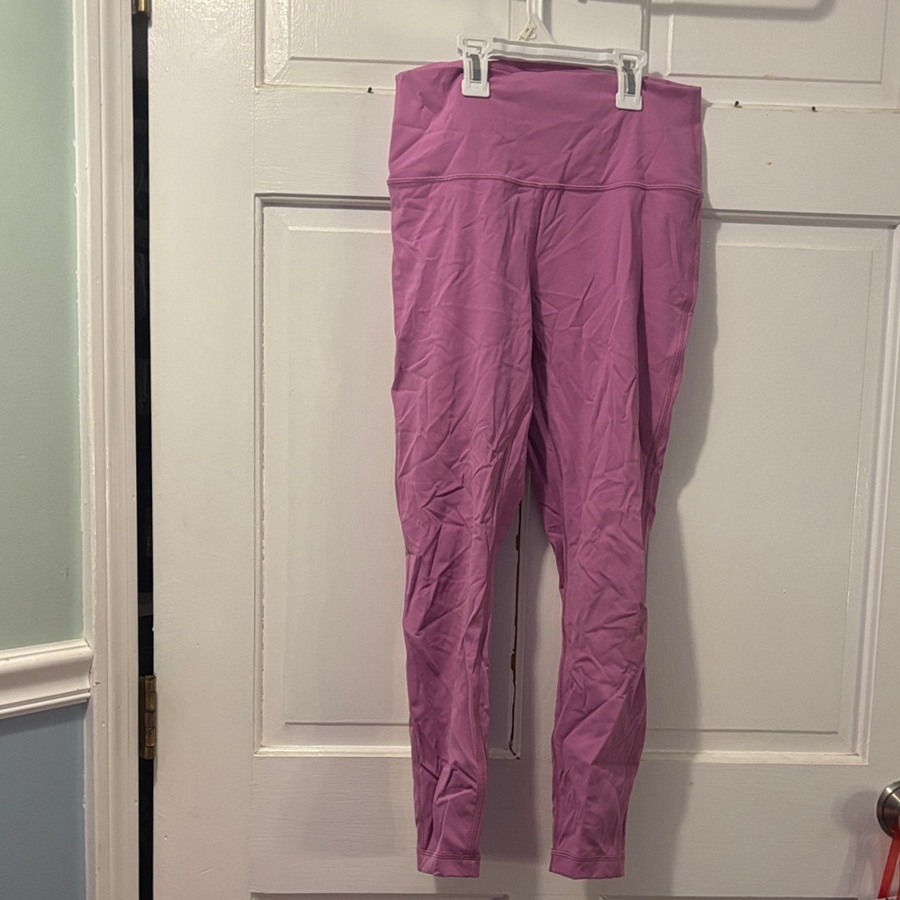 Pink High-Waisted Leggings